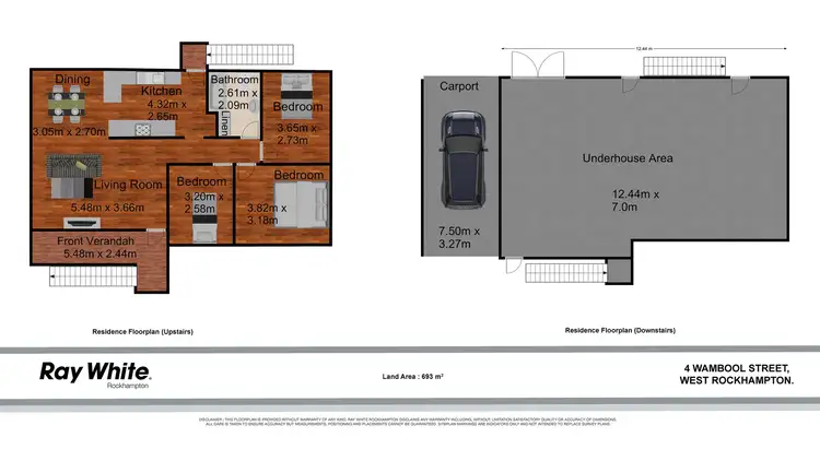 Floorplan of Homely house listing, 4 Wambool Street, West Rockhampton QLD 4700