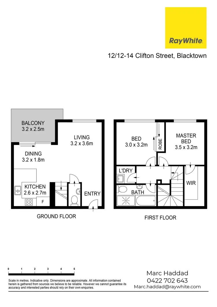 Floorplan of Homely unit listing, 12/12-14 Clifton Street, Blacktown NSW 2148