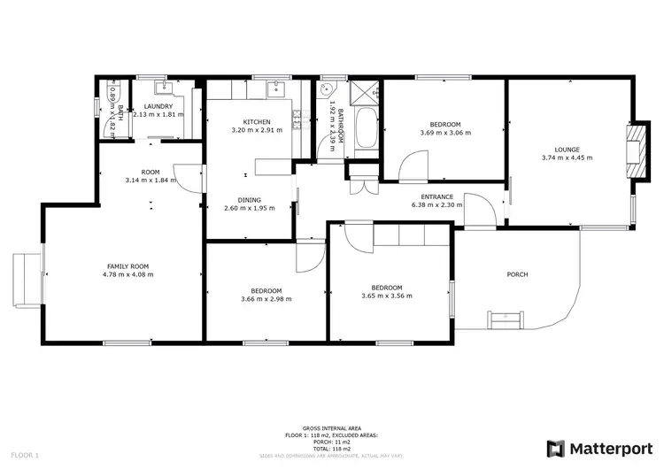 Floorplan of Homely house listing, 8 Buchan Street, Swan Hill VIC 3585