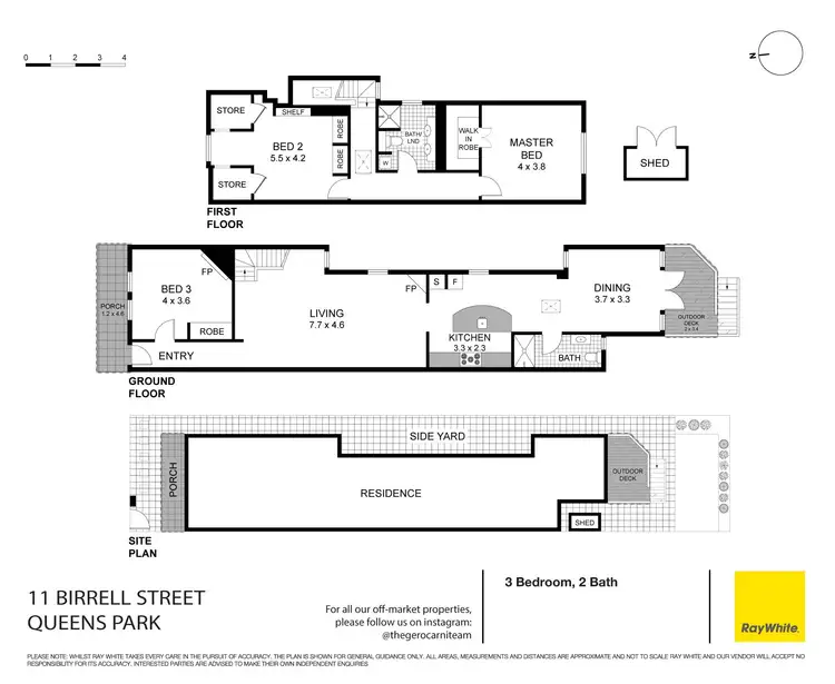 Floorplan of Homely house listing, 11 Birrell Street, Queens Park NSW 2022