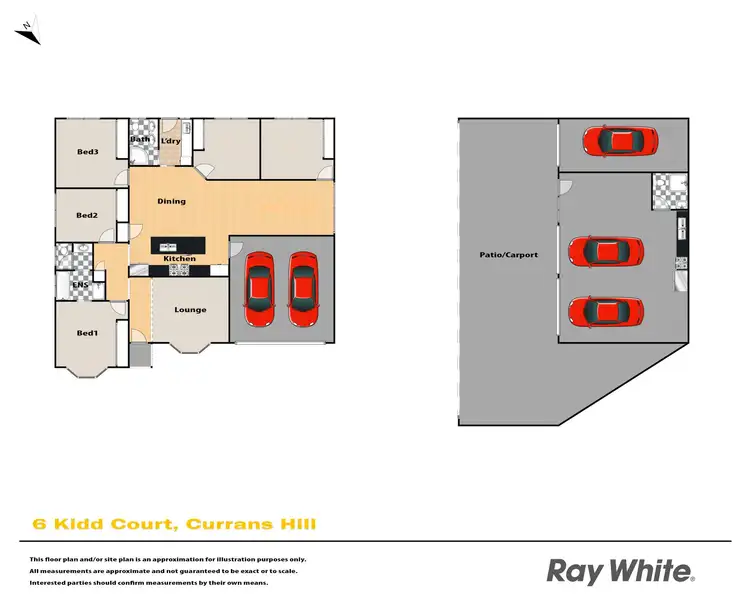 Floorplan of Homely house listing, 6 Kidd Court, Currans Hill NSW 2567