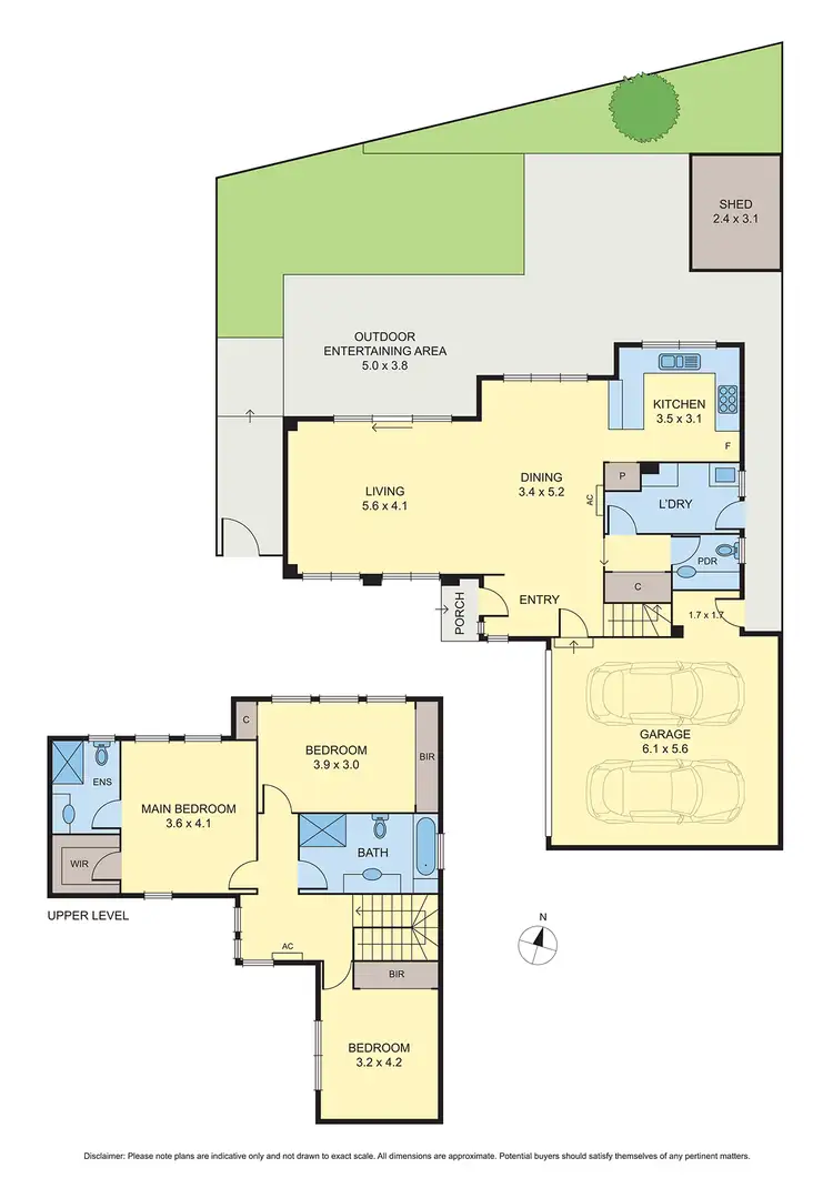 Floorplan of Homely townhouse listing, 3/30 Hedley Street, Fawkner VIC 3060