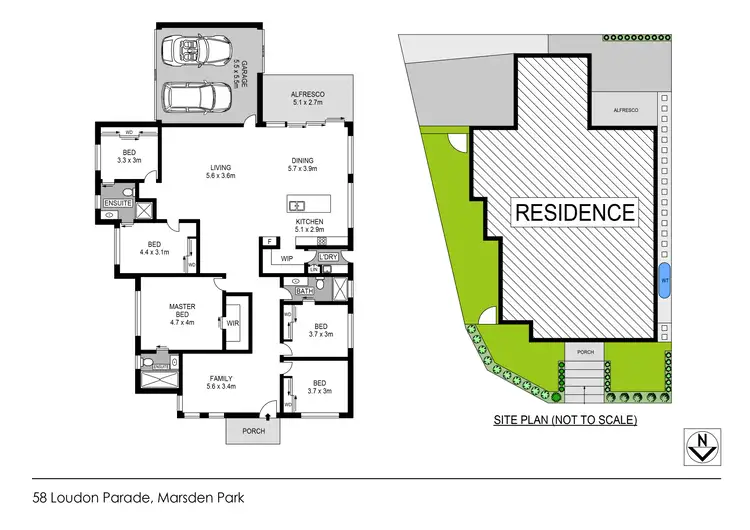 Floorplan of Homely house listing, 58 Loudon Parade, Marsden Park NSW 2765