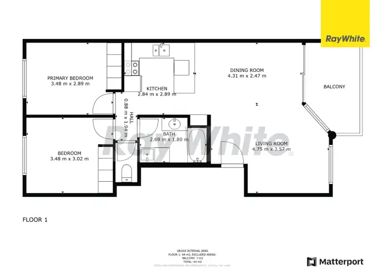 Floorplan of Homely unit listing, 17/18-20 Maroubra Street, Maroochydore QLD 4558