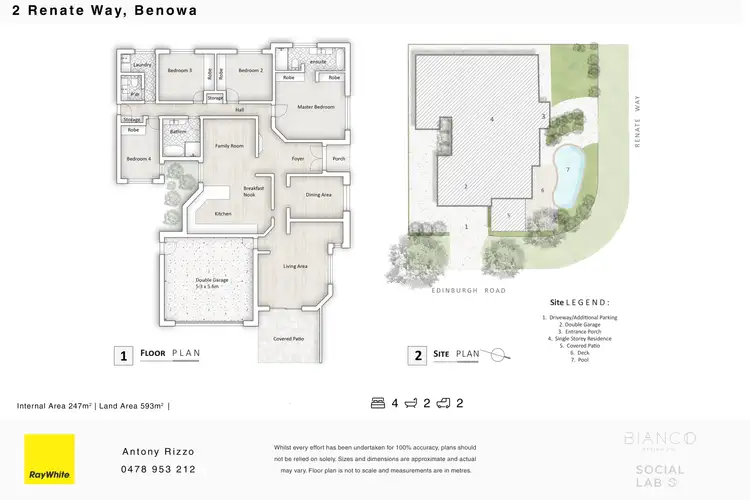 Floorplan of Homely house listing, 2 Renate Way, Benowa Waters QLD 4217