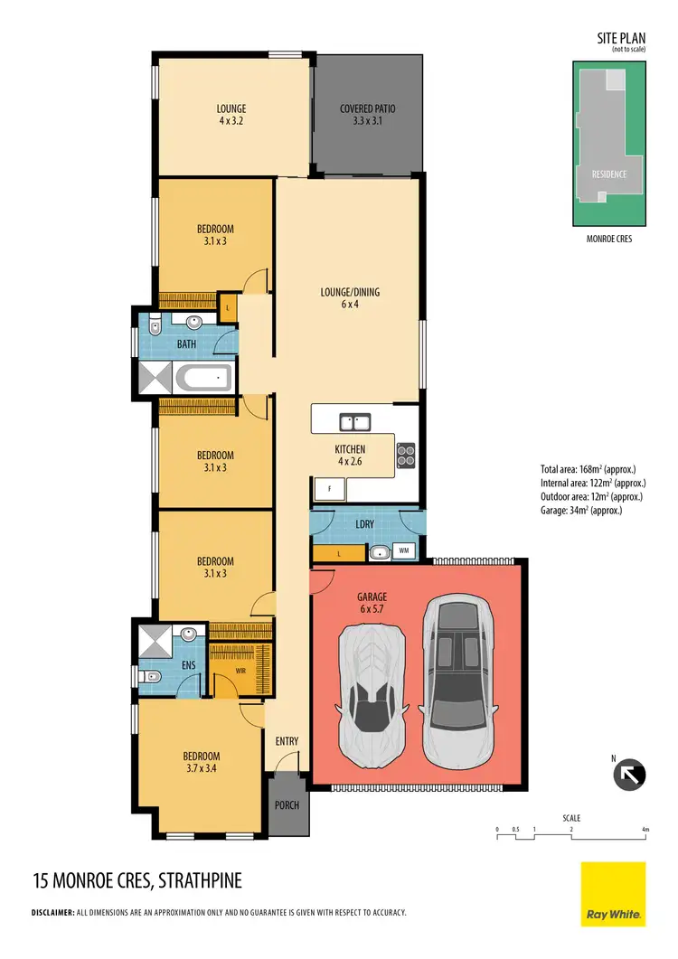 Floorplan of Homely house listing, 15 Monroe Crescent, Strathpine QLD 4500