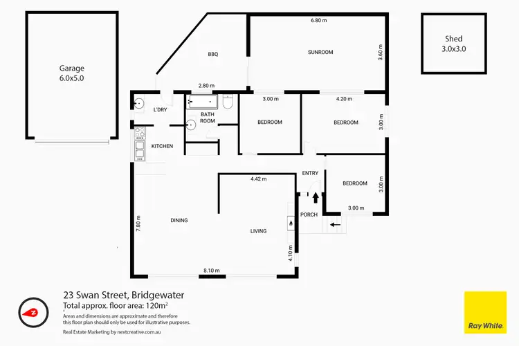 Floorplan of Homely house listing, 23 Swan Street, Bridgewater TAS 7030