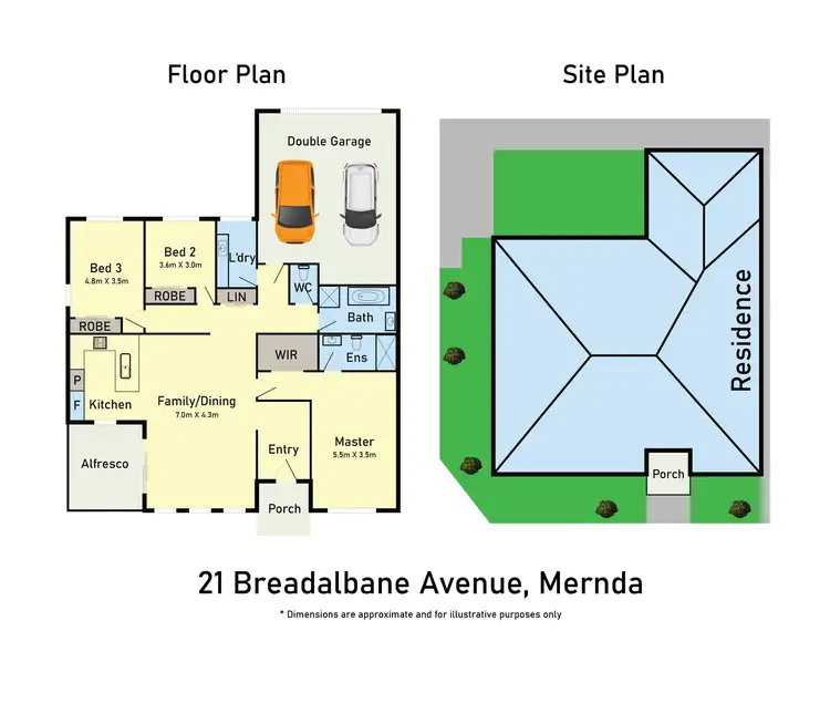 Floorplan of Homely house listing, 21 Breadalbane Avenue, Mernda VIC 3754