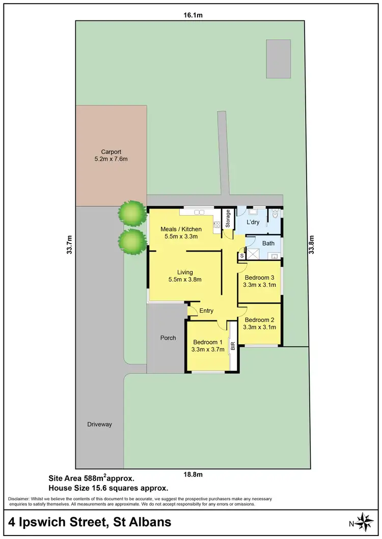 Floorplan of Homely house listing, 4 Ipswich Street, St Albans VIC 3021