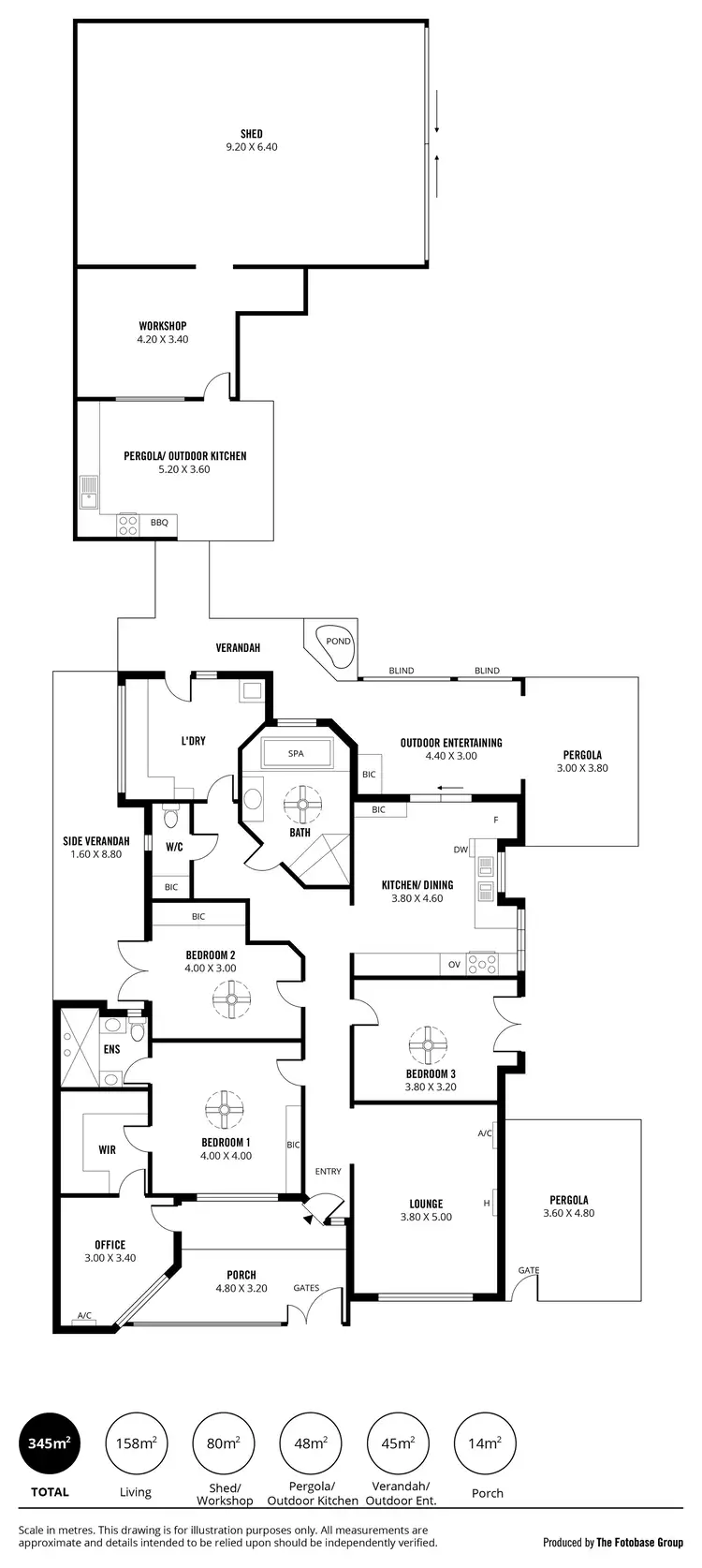 Floorplan of Homely house listing, 176 Railway Terrace, Taperoo SA 5017