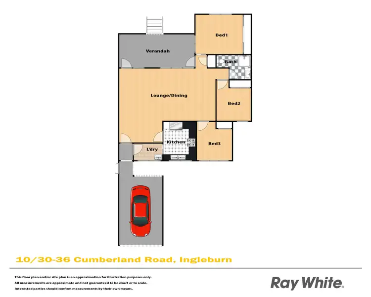 Floorplan of Homely villa listing, 10/30-36 Cumberland Road, Ingleburn NSW 2565
