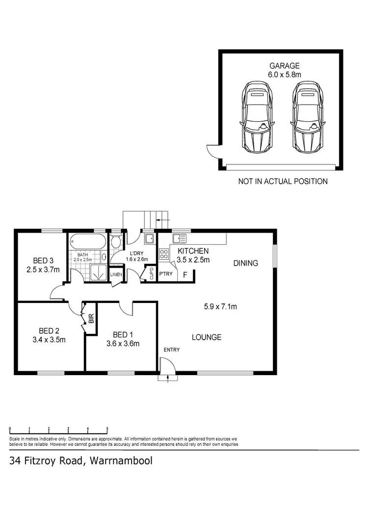 Floorplan of Homely house listing, 34 Fitzroy Road, Warrnambool VIC 3280