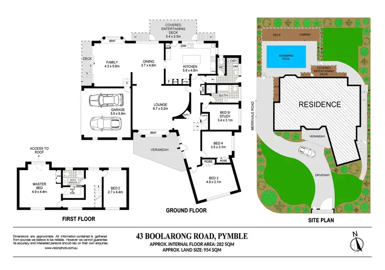 Floorplan of Homely house listing, 43 Boolarong Road, Pymble NSW 2073
