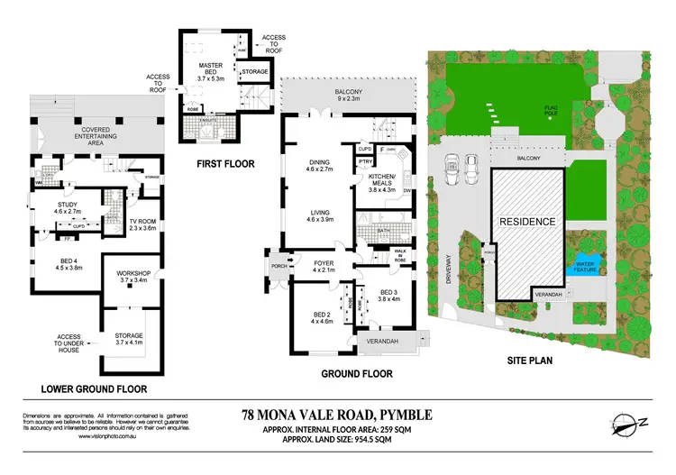 Floorplan of Homely house listing, 78 Mona Vale Road, Pymble NSW 2073