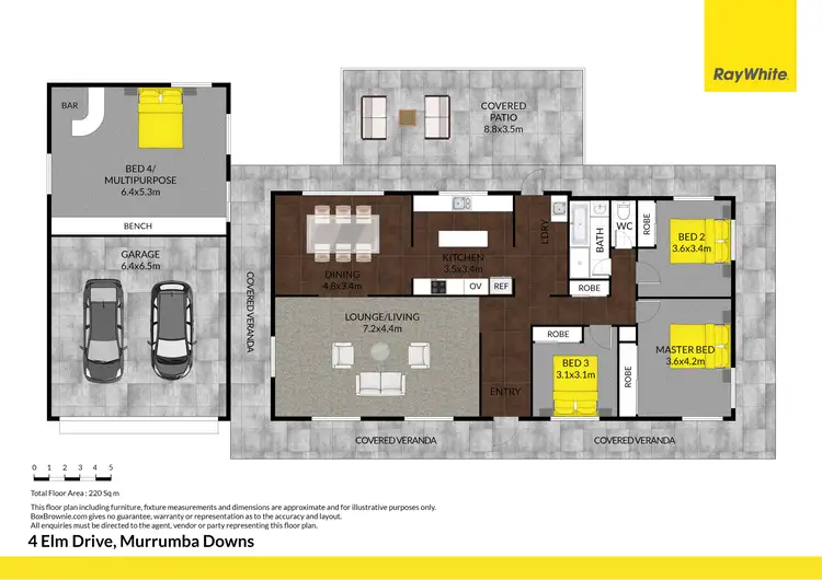 Floorplan of Homely house listing, 4 Elm Drive, Murrumba Downs QLD 4503