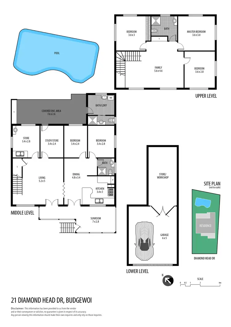 Floorplan of Homely house listing, 21 Diamond Head Drive, Budgewoi NSW 2262