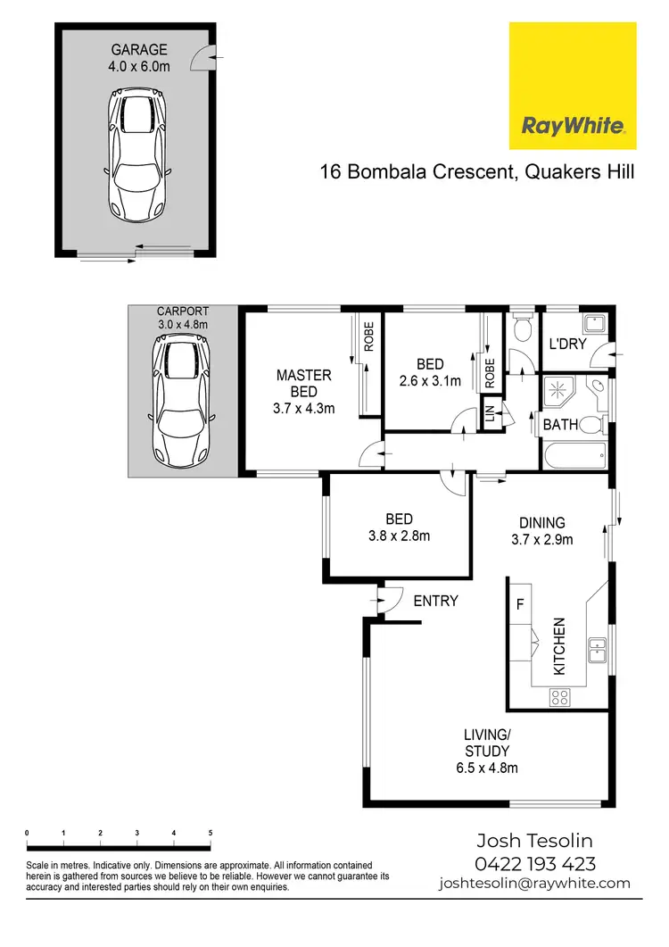 Floorplan of Homely house listing, 16 Bombala Crescent, Quakers Hill NSW 2763