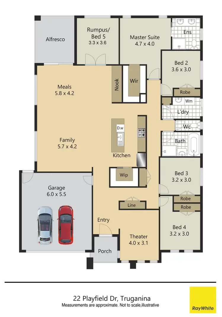 Floorplan of Homely house listing, 22 Playfield Drive, Truganina VIC 3029