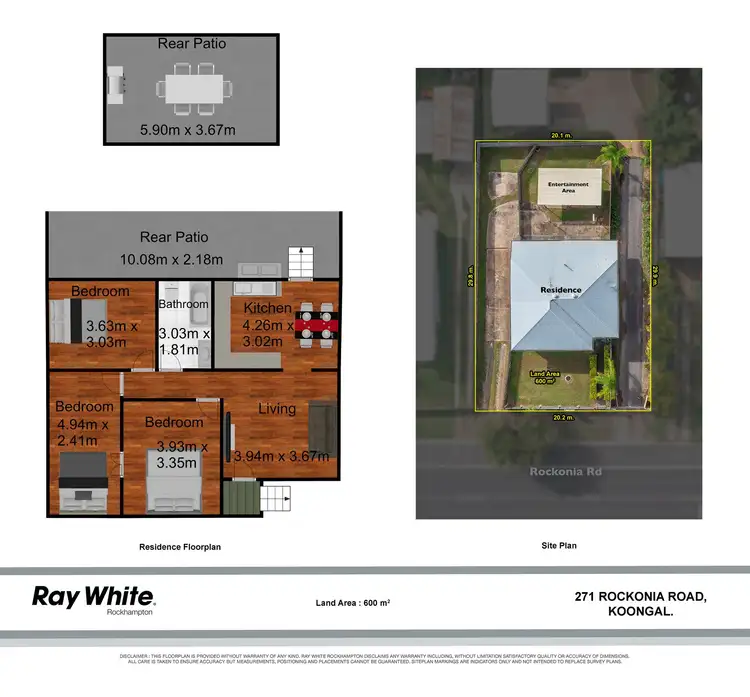 Floorplan of Homely house listing, 271 Rockonia Road, Koongal QLD 4701