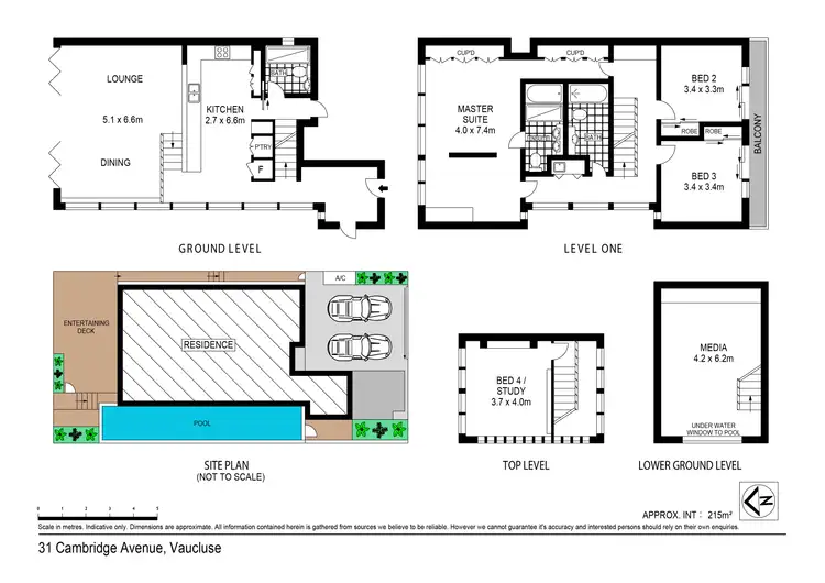 Floorplan of Homely house listing, 31 Cambridge Avenue, Vaucluse NSW 2030
