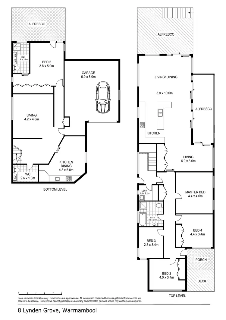 Floorplan of Homely house listing, 8 Lynden Grove, Warrnambool VIC 3280
