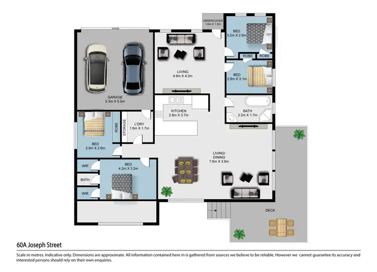 Floorplan of Homely house listing, 60 Joseph Sheen Drive, Raymond Terrace NSW 2324