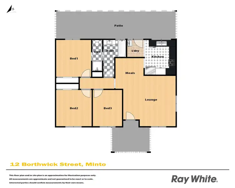 Floorplan of Homely house listing, 12 Borthwick Street, Minto NSW 2566