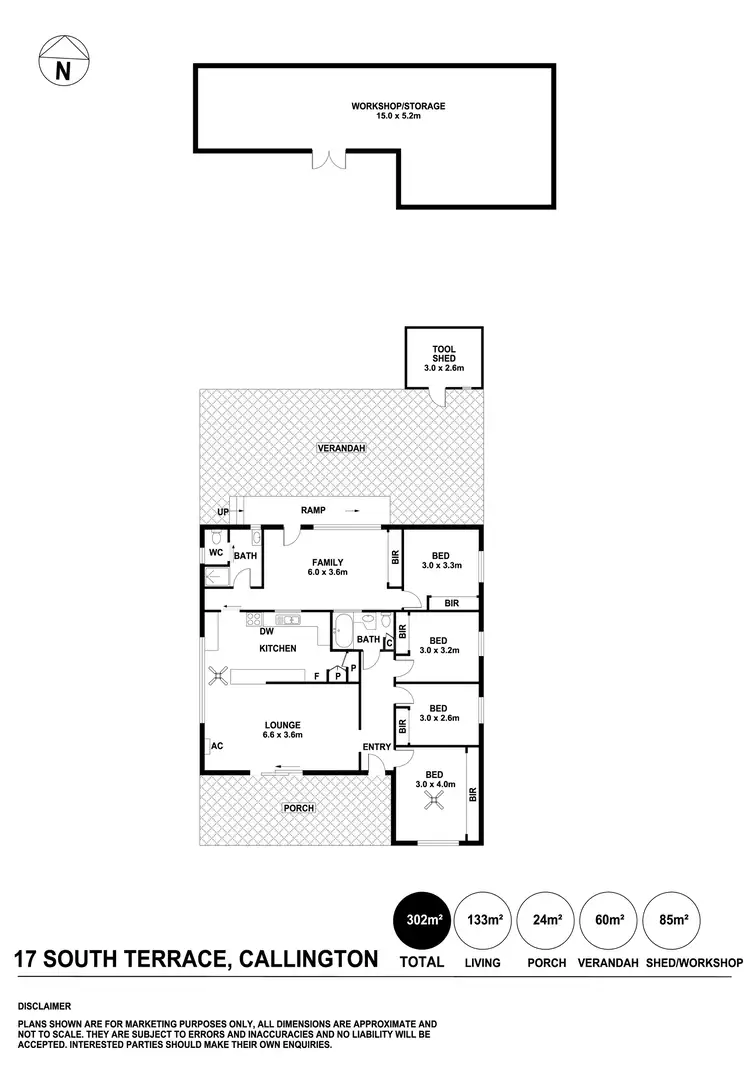 Floorplan of Homely house listing, 17 South Terrace, Callington SA 5254