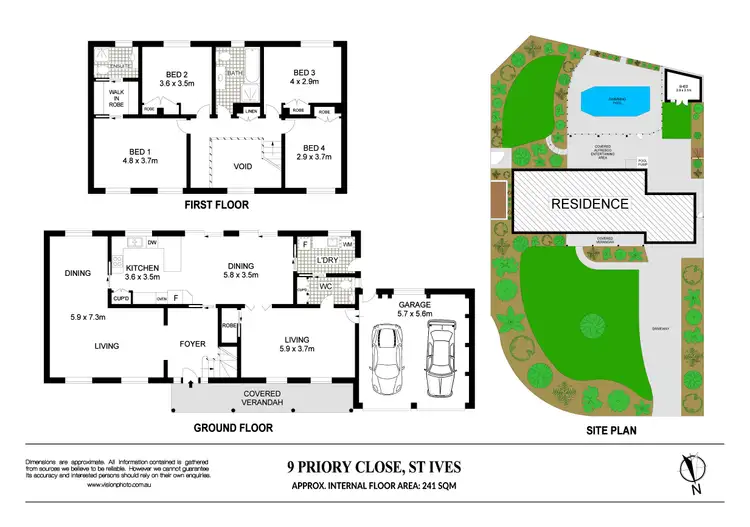 Floorplan of Homely house listing, 9 Priory Close, St Ives NSW 2075