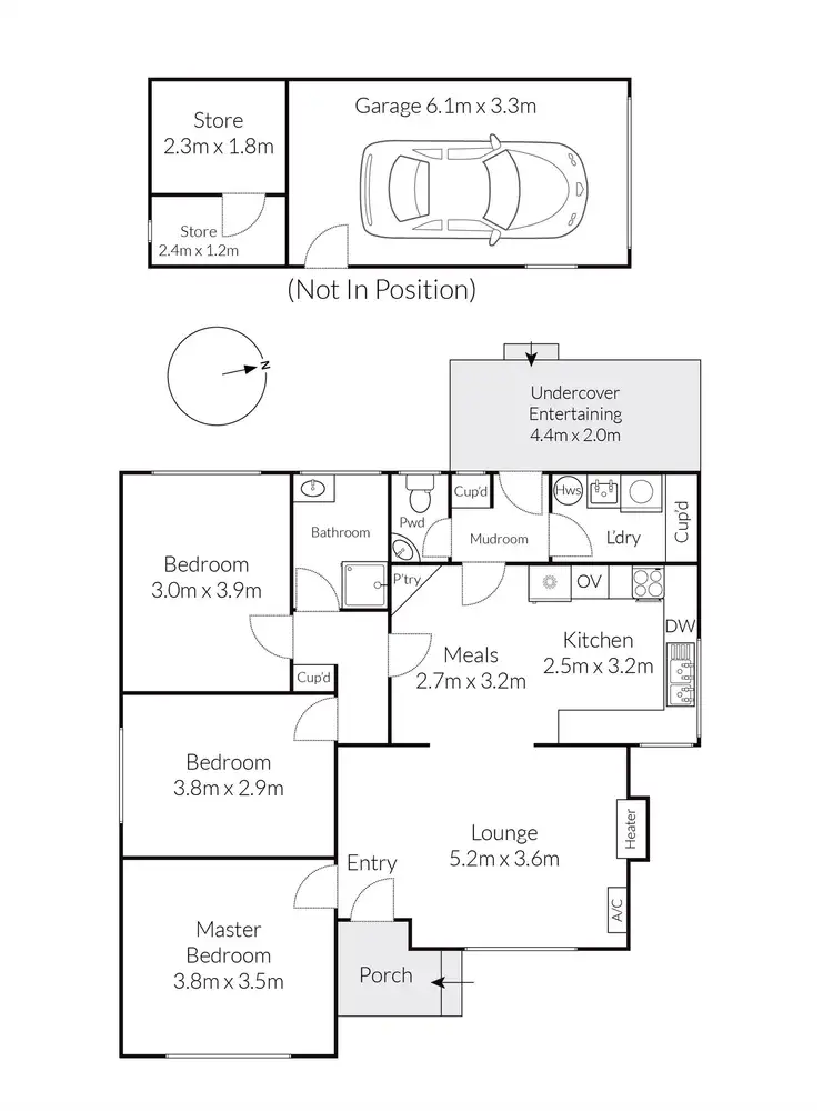 Floorplan of Homely house listing, 17 Korumburra Close, Norlane VIC 3214