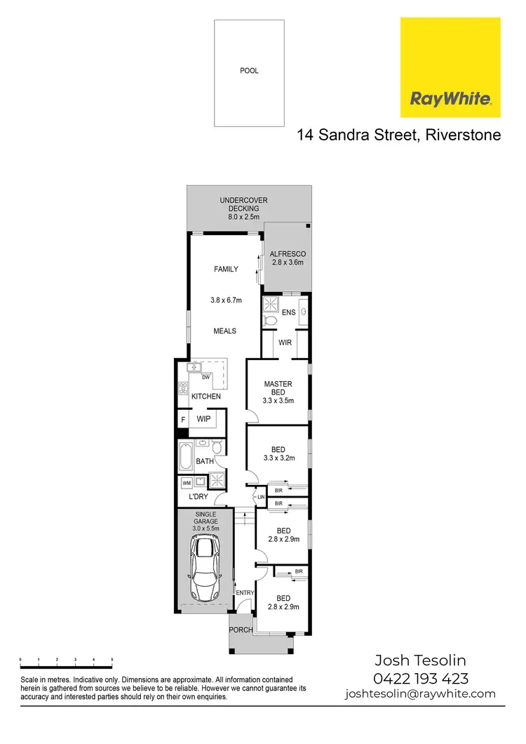 Floorplan of Homely house listing, 14 Sandra Street, Riverstone NSW 2765
