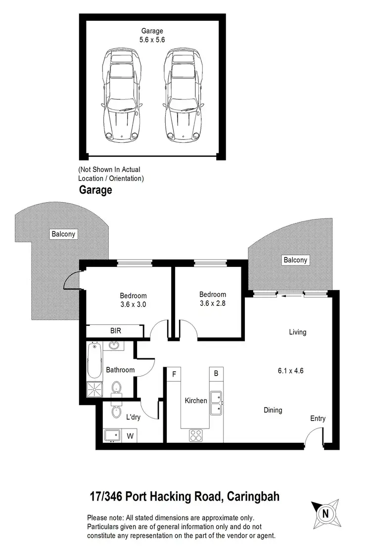 Floorplan of Homely apartment listing, 17/346 Port Hacking Road, Caringbah NSW 2229