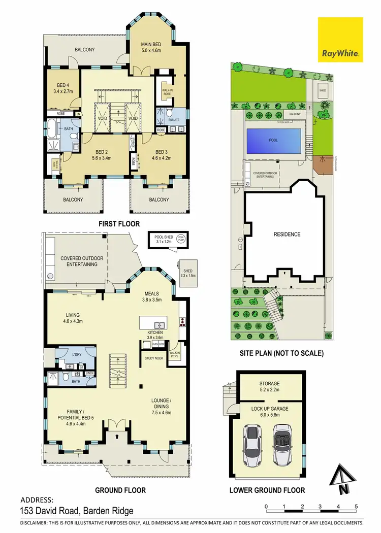 Floorplan of Homely house listing, 153 David Road, Barden Ridge NSW 2234