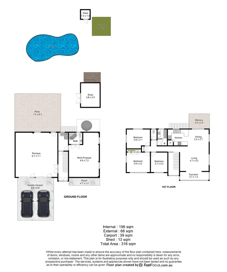 Floorplan of Homely house listing, 31 Brelox Street, Chermside West QLD 4032