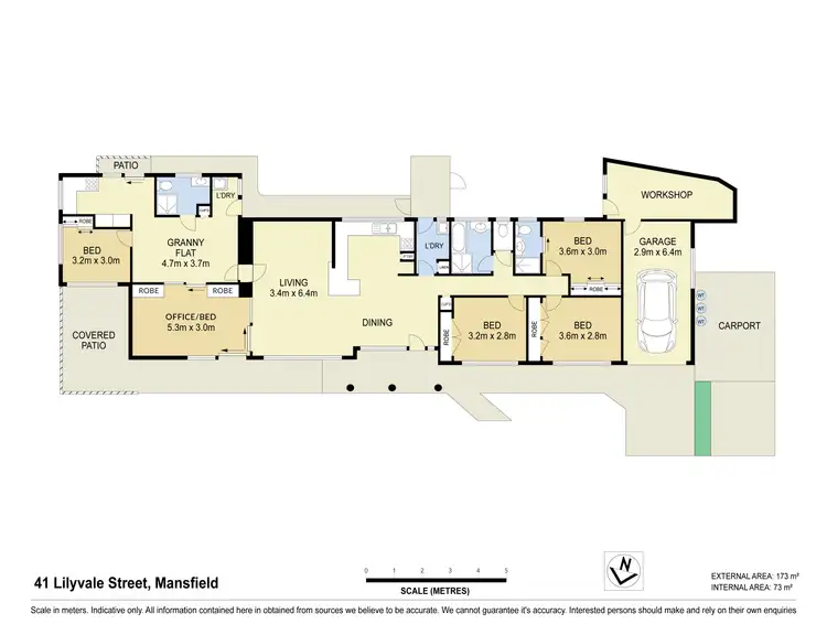 Floorplan of Homely house listing, 41 Lilyvale Street, Mansfield QLD 4122