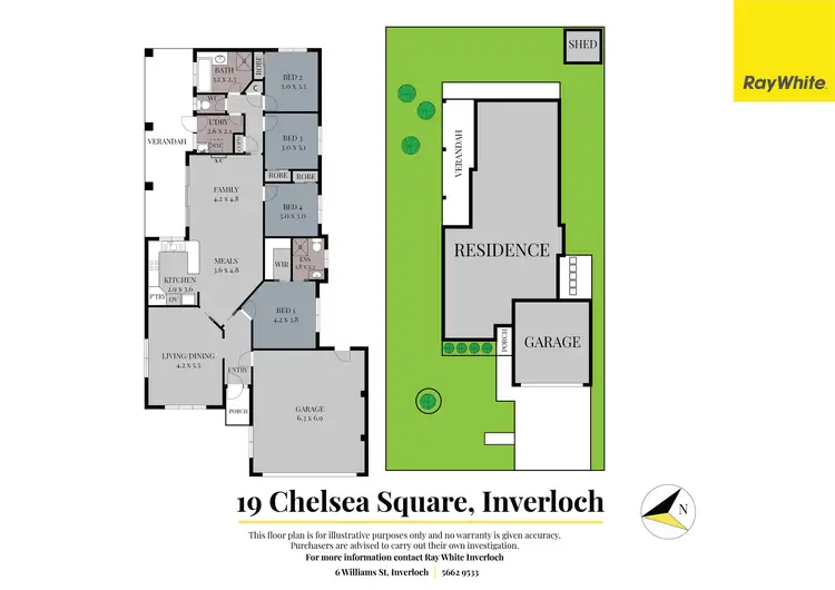 Floorplan of Homely house listing, 19 Chelsea Square, Inverloch VIC 3996