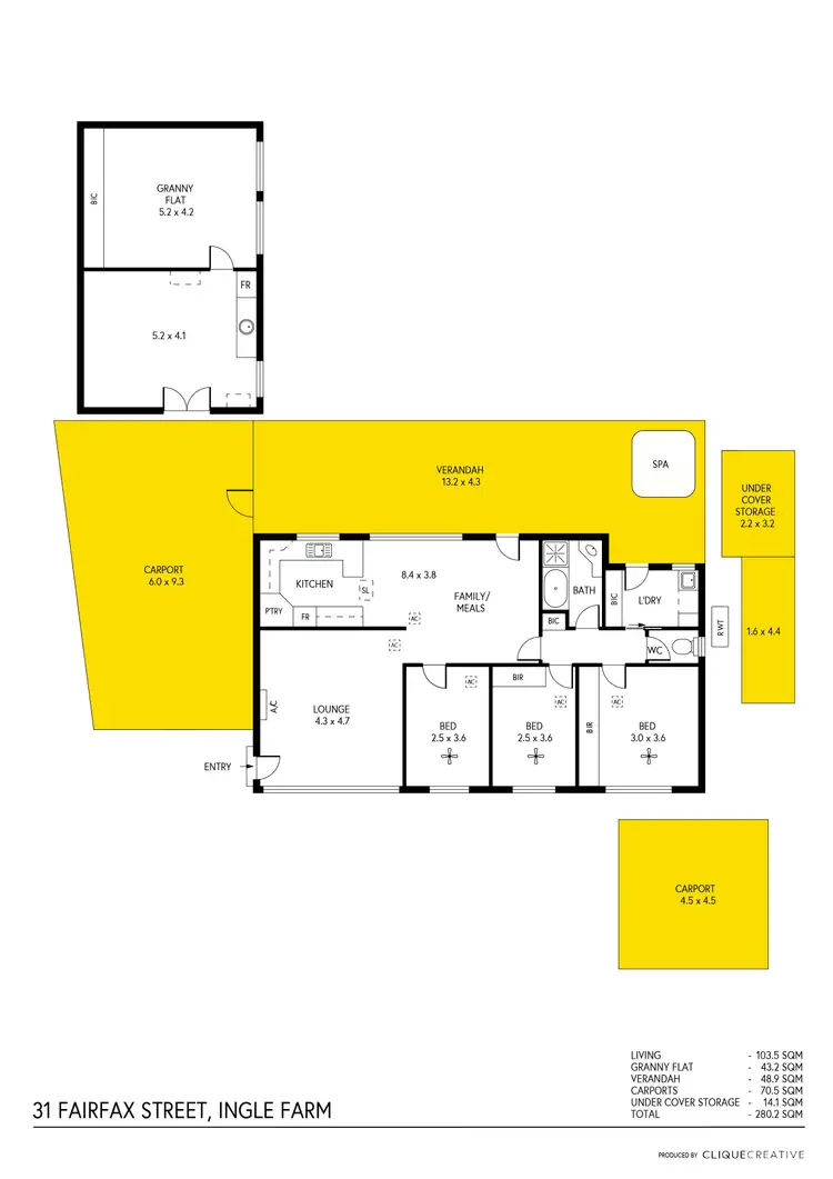 Floorplan of Homely house listing, 31 Fairfax Road, Ingle Farm SA 5098