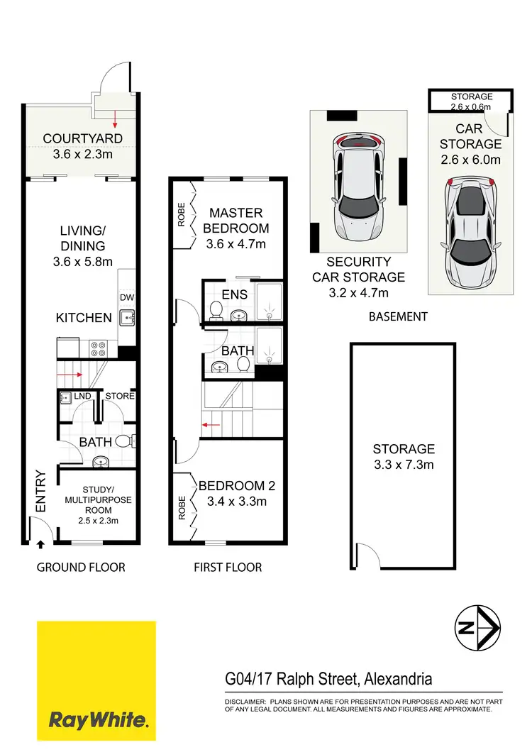 Floorplan of Homely apartment listing, G04/17 Ralph Street, Alexandria NSW 2015