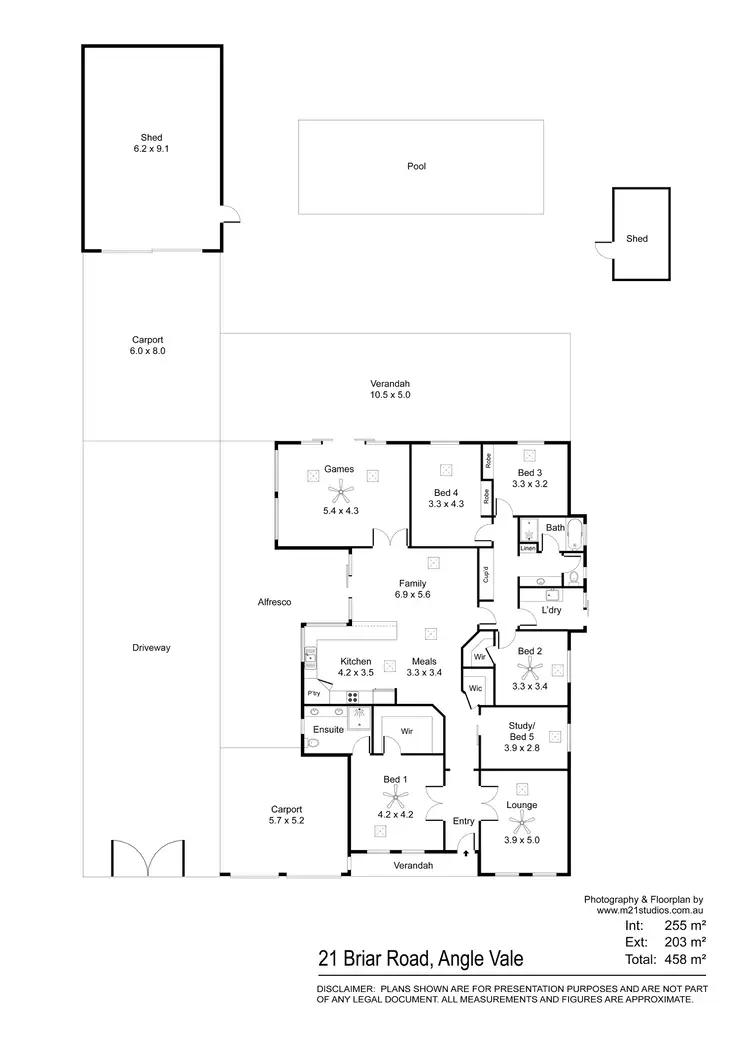 Floorplan of Homely house listing, 21 Briar Road, Angle Vale SA 5117