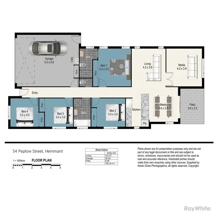 Floorplan of Homely house listing, 54 Peplow Street, Hemmant QLD 4174