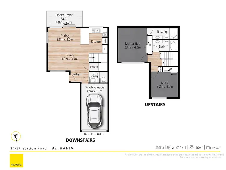 Floorplan of Homely townhouse listing, 84/57 Station Road, Bethania QLD 4205