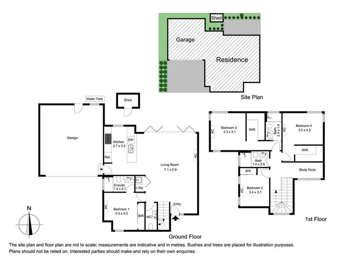 Floorplan of Homely townhouse listing, 2/24 Bennett Street, Burwood VIC 3125