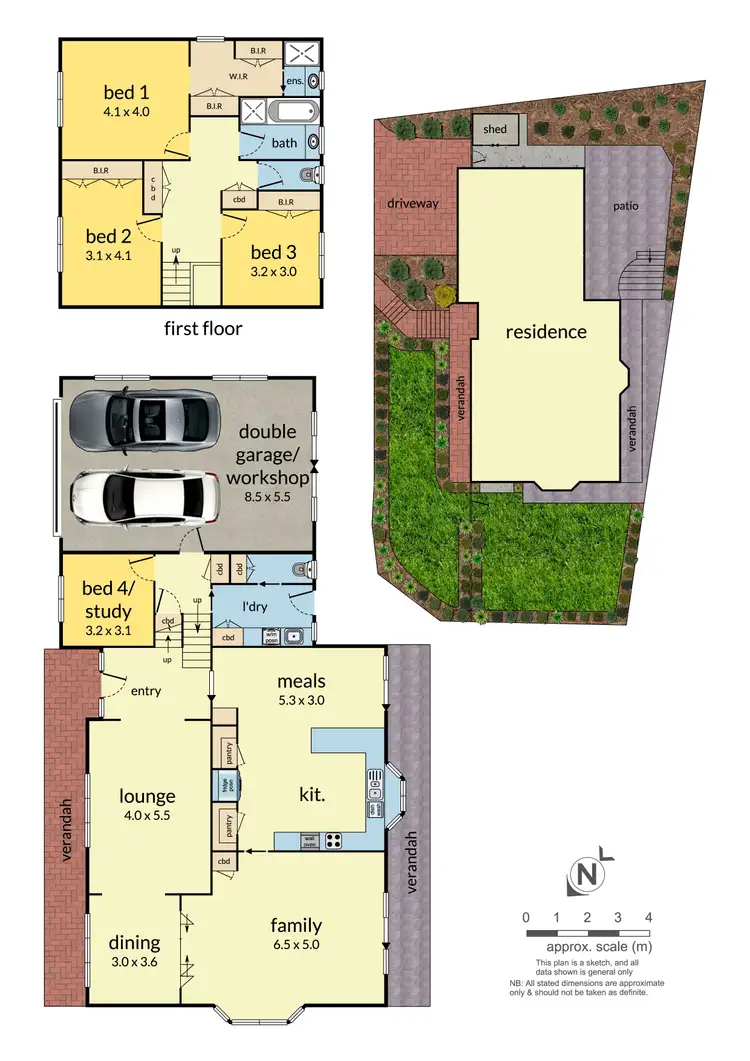 Floorplan of Homely house listing, 1 Ruth Court, Glen Waverley VIC 3150