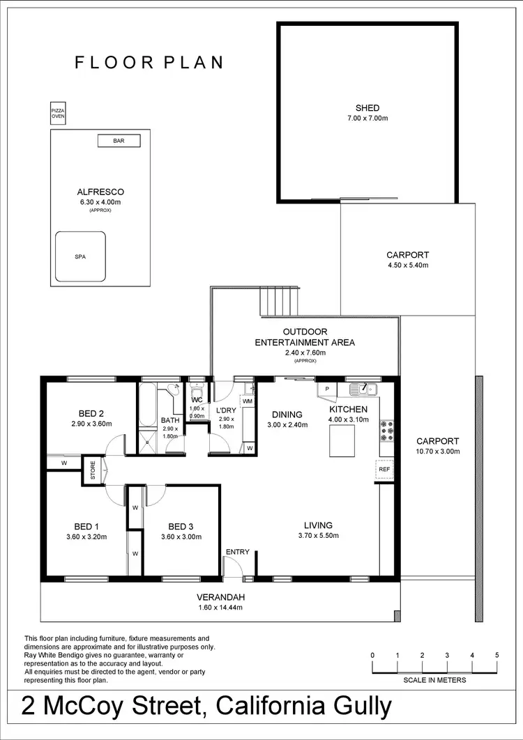 Floorplan of Homely house listing, 2 McCoy Street, California Gully VIC 3556