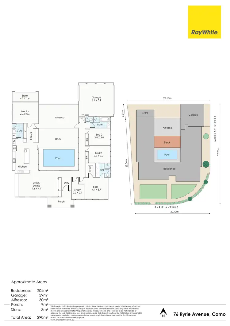 Floorplan of Homely house listing, 76 Ryrie Avenue, Como WA 6152