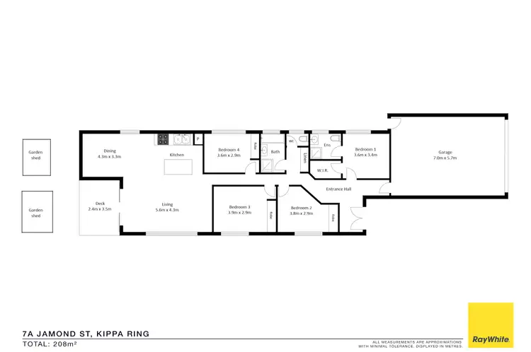 Floorplan of Homely house listing, 7A Jamond Street, Kippa-Ring QLD 4021