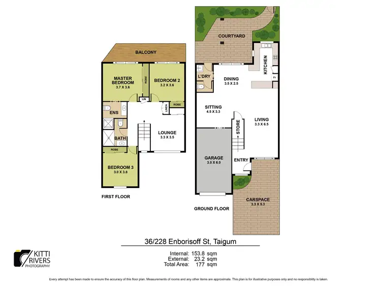 Floorplan of Homely townhouse listing, 36/228 Enborisoff Street, Taigum QLD 4018