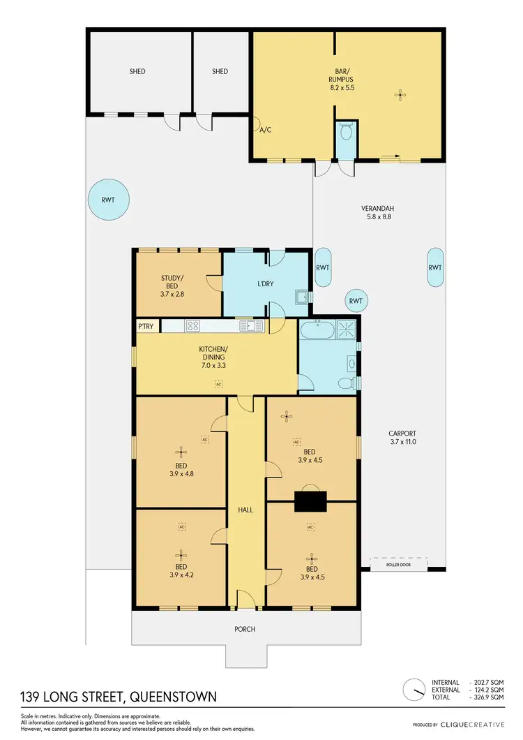 Floorplan of Homely house listing, 139 Long Street, Queenstown SA 5014