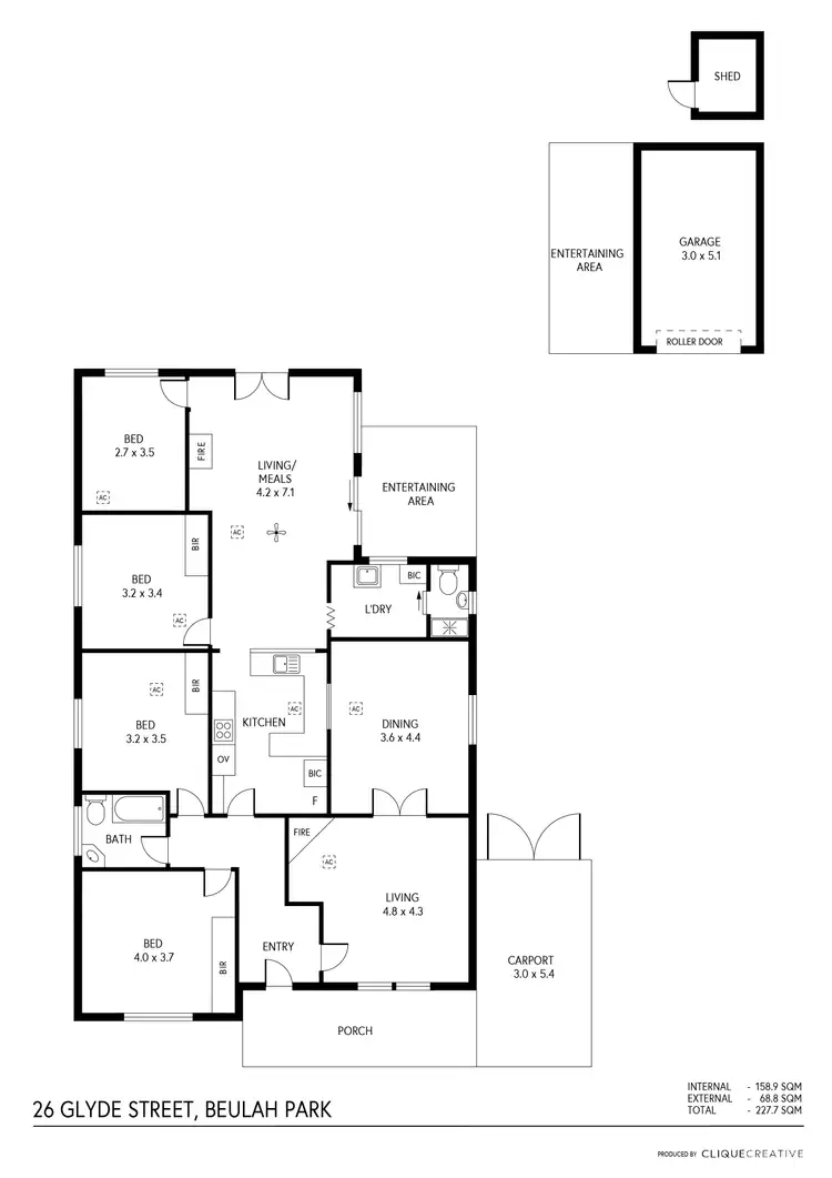 Floorplan of Homely house listing, 26 Glyde Street, Beulah Park SA 5067