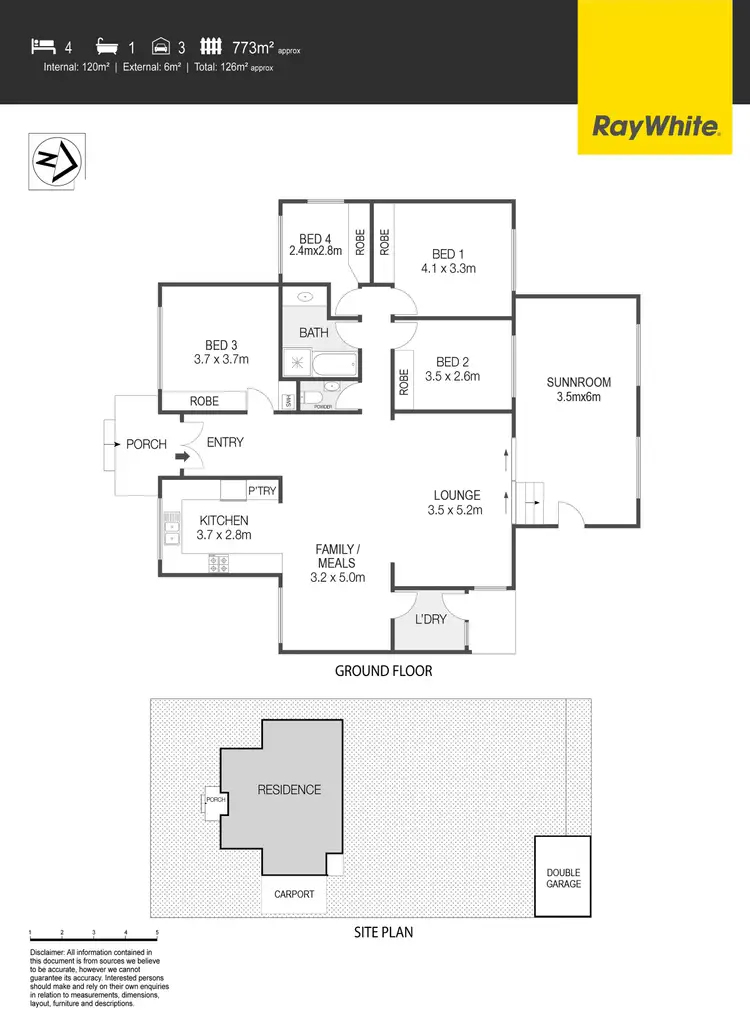 Floorplan of Homely house listing, 6 Lyle Place, Chifley ACT 2606